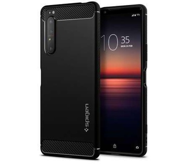 Spigen Sony Xperia 1 II Hoesje Rugged Armor Zwart