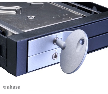 Akasa lokstor m21, tool free 2 x 2.5 ssd/sata hdd dock in 3.5 pc bay