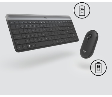 Logitech MK470 Zwart (Qwertz CH)