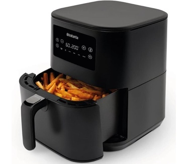 Brabantia Brabantia Airfryer XXL - 5.7 liter - Digitaal Touchscreen - 6 Kookprogramma's - Tot 5 Personen - 80ºC tot 200ºC - 1700 Watt - BBEK1137