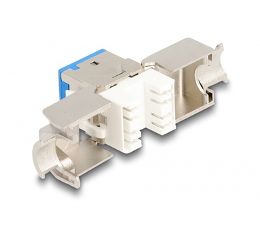 Delock Keystone Module RJ45 Jack naar LSA Cat 6a toolfree, 8 stuks keystone module