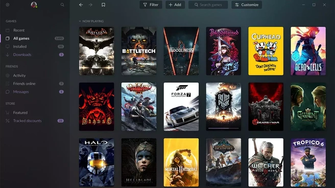 GOG Galaxy-launcher