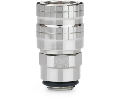 Thermal Grizzly DeltaMate Quick Disconnect Female - M Gloss Nickel