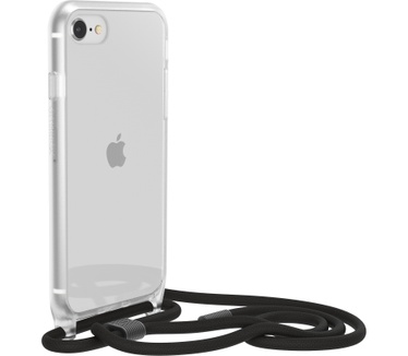 Otterbox OtterBox React Necklace hoesje voor iPhone SE (3rd/2nd gen)/8/7, ultradun, beschermhoesje met verstelbare en afneembare kettingriem, getest volgens militaire standaard, Clear, Geen retailverpakking