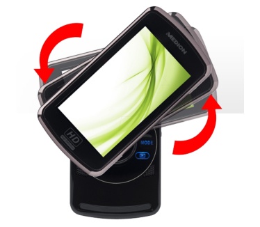 Medion LIFE P47350 Full HD Digitale Camcorder Zwart