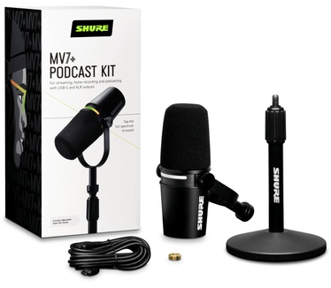Shure MV7+ Desktop Zwart