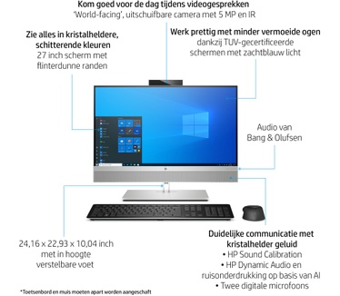 HP EliteOne 800 G8 24 Touchscreen All-in-One (4M756EA)