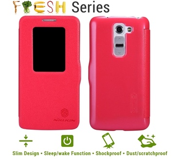 Nillkin LG G2 Mini Leather Case (Fresh Series) Rood