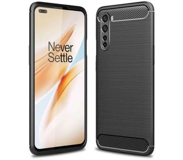 qMust OnePlus Nord Rugged TPU Case - Zwart