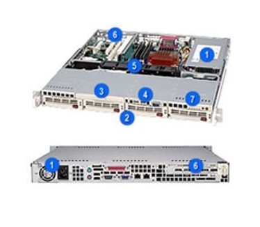Supermicro SC813MT-300C