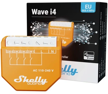 Shelly Qubino Wave i4 inbouwzender 230V