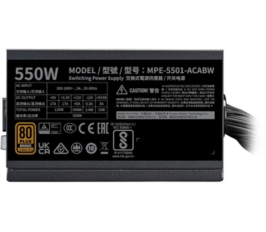 Cooler Master MWE Bronze 550 V3 230V