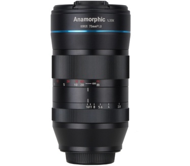 Sirui 75mm f/1.8 Anamorphic Lens 1.33x