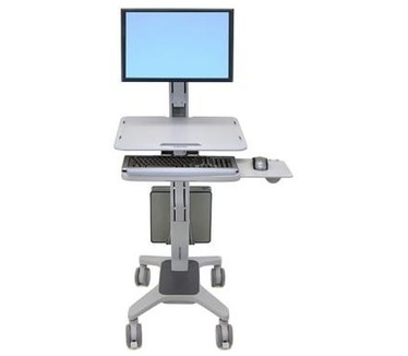 Ergotron WorkFit C-Mod, Single Display Sit-Stand Workstation