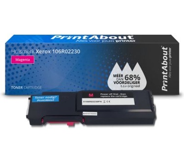 PrintAbout Huismerk Xerox 106R02230 Toner Magenta