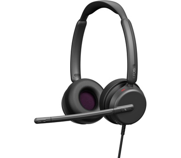 Sennheiser Tweezijdige headset, USB-C (Zwart)