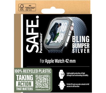 PanzerGlass SAFE by PG Scrn Bump Silv Watch 45mm