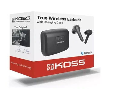 Koss TWS150i - Draadloze bluetooth TWS In-ear oordopjes - Zwart (Zwart)