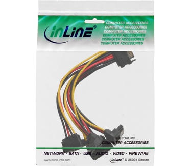 InLine 29683X Geel, Rood, Zwart