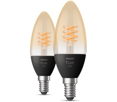Philips Hue Filament kaarslamp E14 2-pack