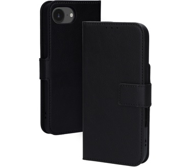 Mobiparts Classic Wallet Case Apple iPhone 16e Black (Magsafe Compatible)