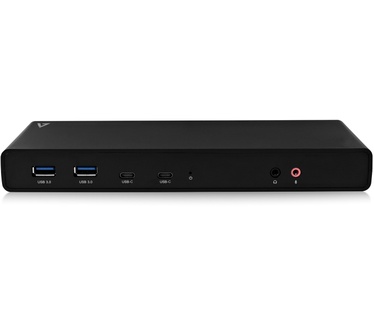 V7 Dual Universal Docking Station with USB-C Power Delivery
