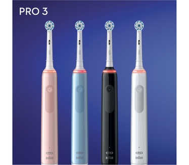 Oral-B Oral-B Pro 3 - 3900 - Zwarte En Witte Elektrische Tandenborstels Ontworpen Door Braun