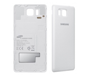 Samsung Wireless Charging Cover Galaxy Alpha (White) EP-CG850IWEG