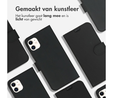 Accezz Wallet Softcase Bookcase iPhone 11 - Zwart