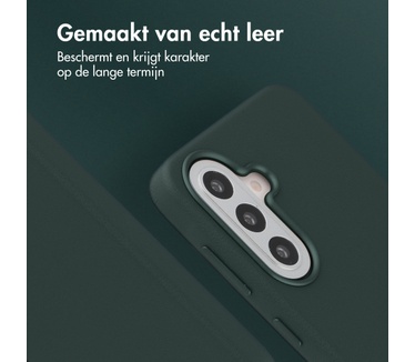 Accezz MagSafe Leather Backcover Samsung Galaxy A57 (5G) - Cedar Green