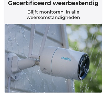 Reolink W330 - 4K Wi-Fi 6 camera, 2,4/5 GHz dual-band wifi, nachtzicht in kleur, detectie van personen/voertuigen/dieren