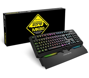 Sharkoon Shark Zone MK80 RGB Mechanical Gaming Keyboard (Brown)