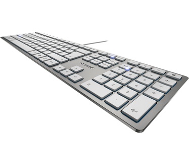 Cherry KC 6000 Slim (Qwerty UK) Zilver
