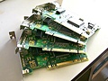 Stapeltje Intel netwerkkaarten