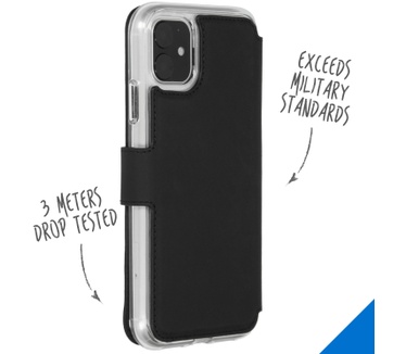 Accezz Xtreme Wallet Bookcase iPhone 11 - Zwart (iPhone 11) Zwart