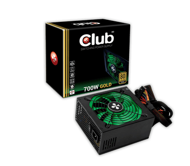 Club3D Club 3D 700 watt 80-Plus Gold PSU CSP-D700CG