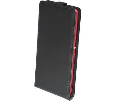 Mobiparts Premium Flip Case Sony Xperia M4 Aqua Black