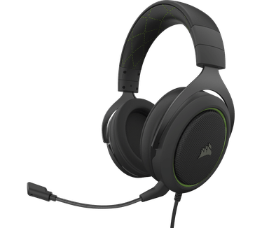 Corsair HS50 PRO STEREO Gaming Headset — Green