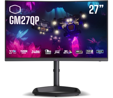 Cooler Master GM27QP-EK Zwart