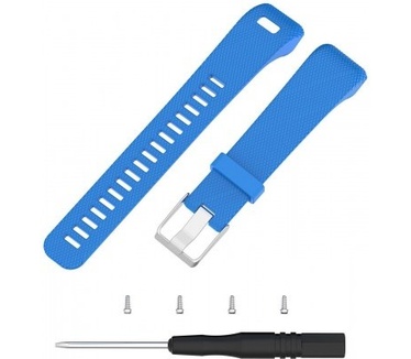 Just in Case Sportbandje voor Garmin Vivosmart HR Plus - Blauw