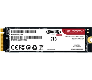 Origin Storage Origin Velocity V7000 2TB NVME M.2 Gen4 Gaming SSD