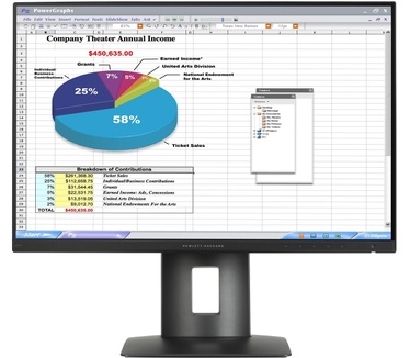 HP Z24n (K7B99A4) Zwart