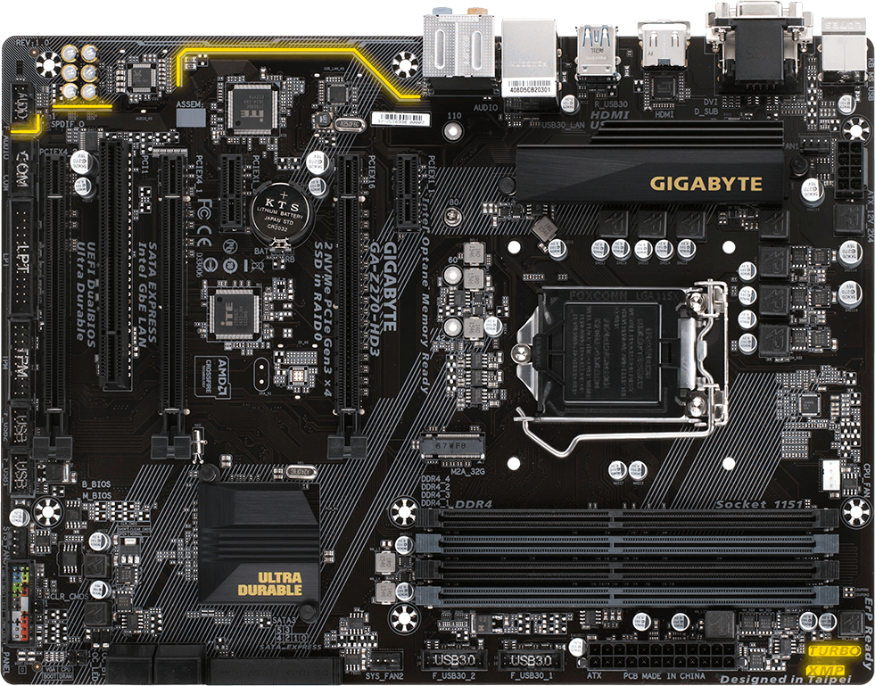 Gigabyte GA-Z270-HD3 met I7-7700 aangeboden - Vraag & Aanbod