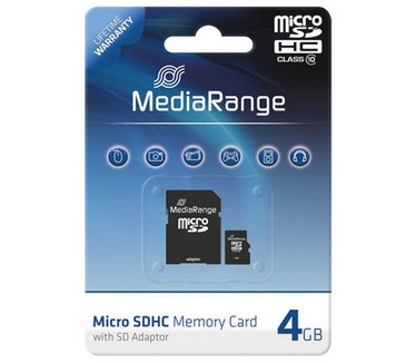 MediaRange 4GB microSDHC
