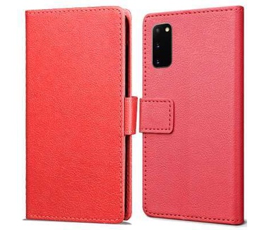 qMust Samsung Galaxy S20 Wallet Hoesje Rood
