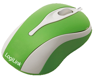 LogiLink  Mouse optical USB Mini with LED green