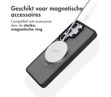 Accezz Ring Stand Backcover met MagSafe Samsung Galaxy S26 Ultra - Zwart