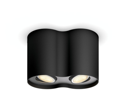 Philips Hue Pillar 2-spot (Zwart)