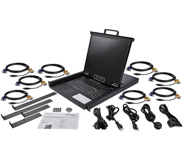 Startech.com 8 poorts VGA rack monteerbare KVM console voor server rack 19" 1U