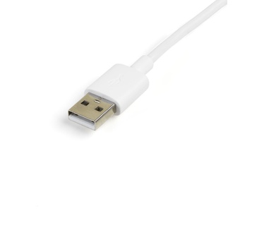 Startech.com Apple Lightning- of Micro USB-naar-USB-kabel 1 m, wit Wit